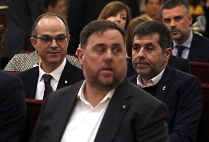 Los procesados por rebelión en el juicio del 1-O | EFE