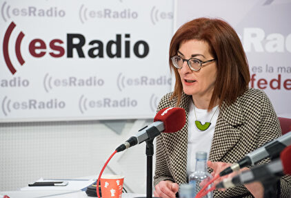 Maite Pagazaurtundúa, en esRadio. | David Alonso Rincón