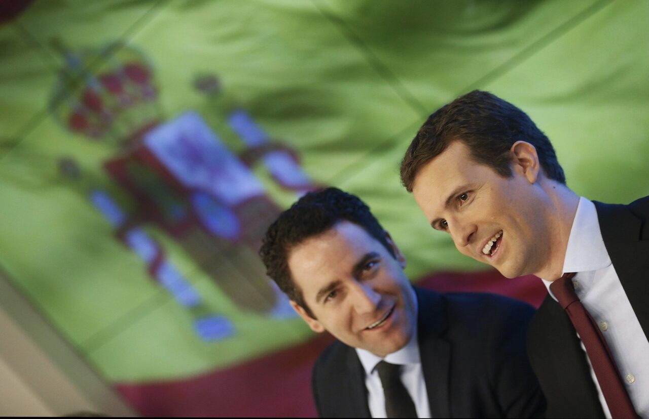 Teodoro García Egea y Pablo Casado |  EFE