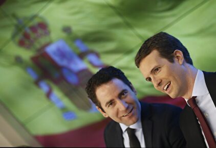 Teodoro García Egea y Pablo Casado |  EFE