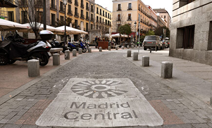 Una de las entradas a Madrid Central. |  David Alonso Rincón