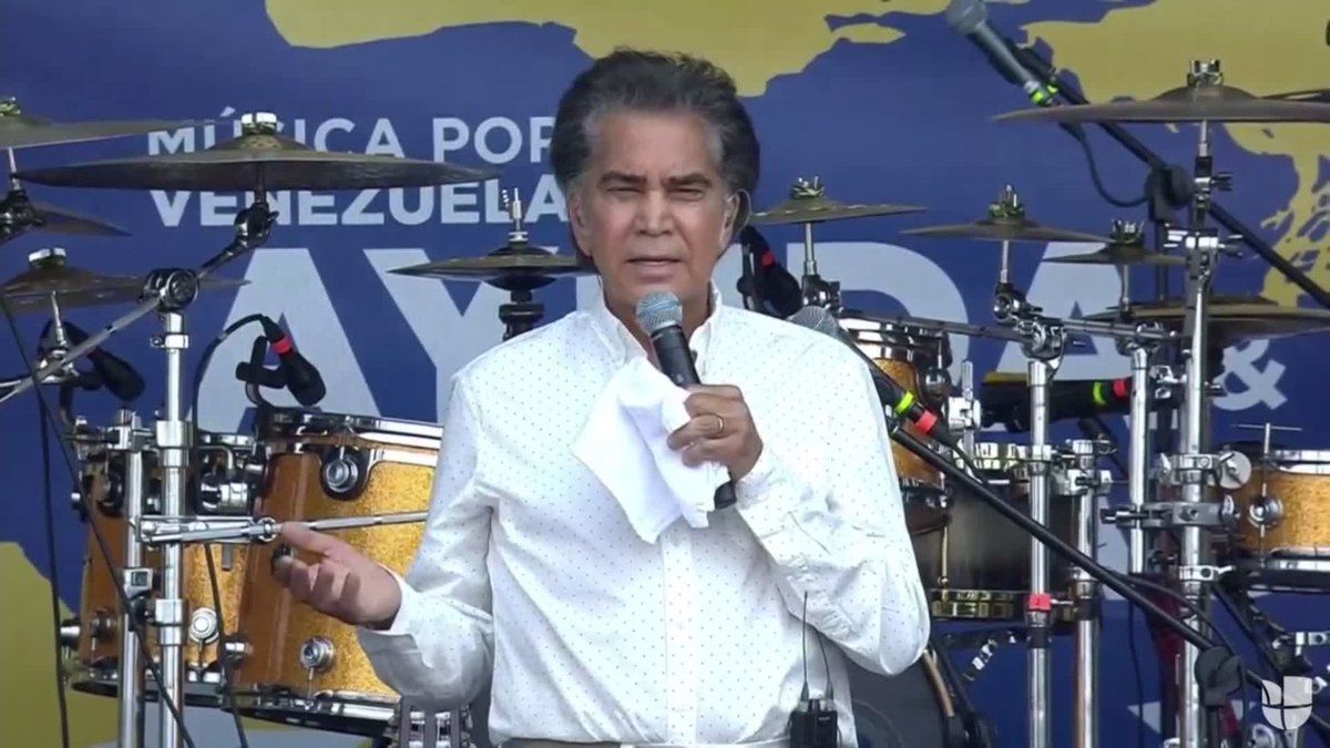 discurso de El Puma en el concierto por Venezuela: "Basta ya dictaduras de izquierda en América Latina" Libertad Digital