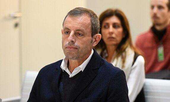 Sandro Rosell, durante el juicio que tuvo que afrontar en la Audiencia Nacional. |  EFE/Archivo