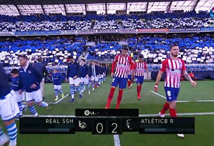 Real Sociedad 0 - Atlético de Madrid 2