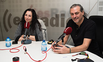 Camela, en una visita a esRadio. | David Alonso Rincón