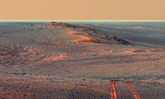 El planeta rojo en una foto tomada por el rover Opportunity |  NASA/JPL-Caltech/Cornell/ASU