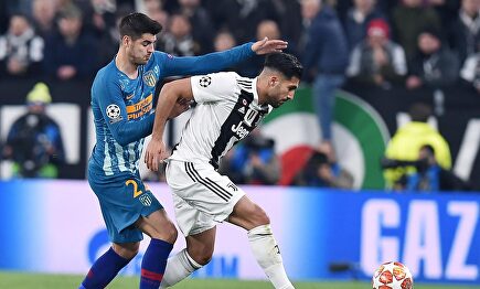 Morata ante la Juventus en Champions. | EFE