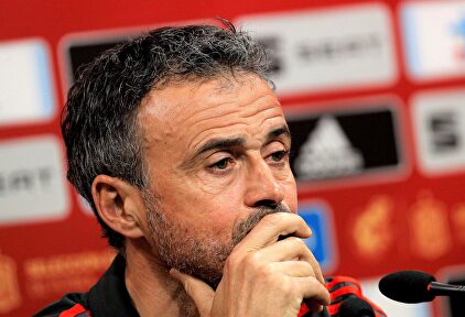 Rueda de prensa virtual de Luis Enrique por el coronavirus