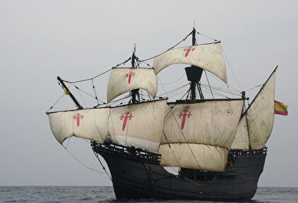 Réplica de la nao Victoria, el primer barco que dio la vuelta al mundo |  Fundación Nao Victoria