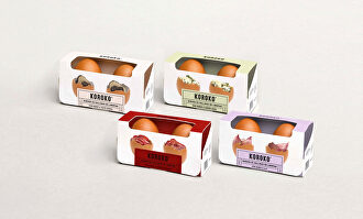 Los sorprendentes huevos de distintos sabores que comercializa la empresa valenciana Koroko. |  koroko.es