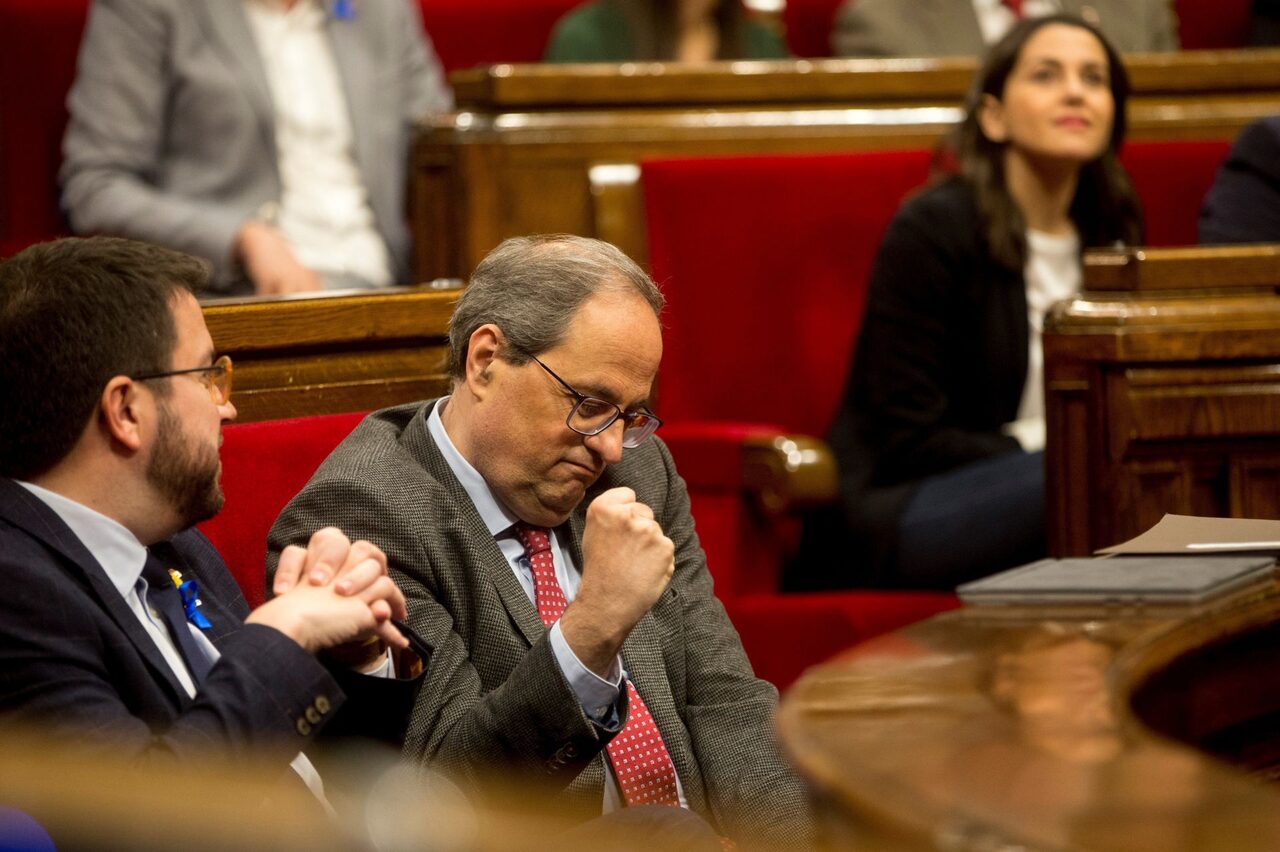 El presidente regional de Cataluña, Quim Torra, en una imagen de archivo |  EFE
