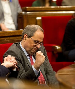 El presidente regional de Cataluña, Quim Torra, en una imagen de archivo |  EFE