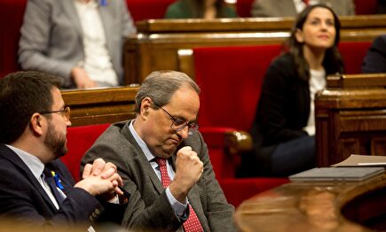 El presidente regional de Cataluña, Quim Torra, en una imagen de archivo |  EFE