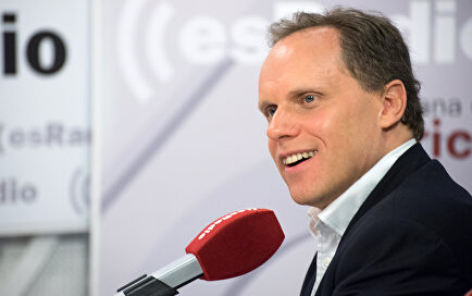 Daniel Lacalle, en esRadio. |  David Alonso Rincón