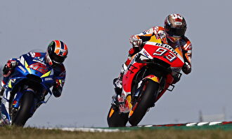 Marc Márquez durante el GP de Las Américas. |  EFE