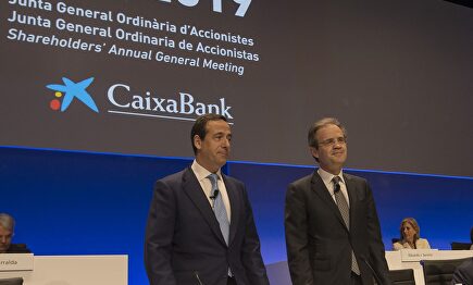Fotografía de la última Junta general ordinaria de accionistas |  CaixaBank