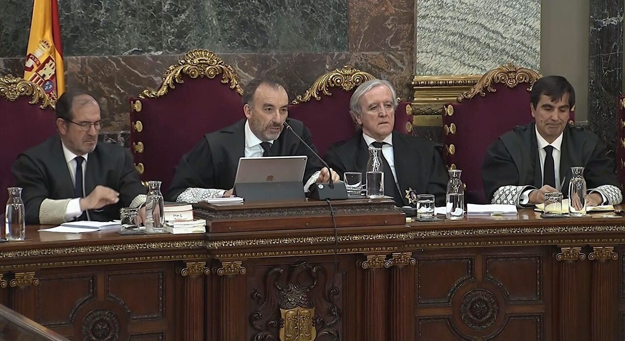 Imagen del Tribunal Supremo durante el juicio al procés. |  Imagen TV