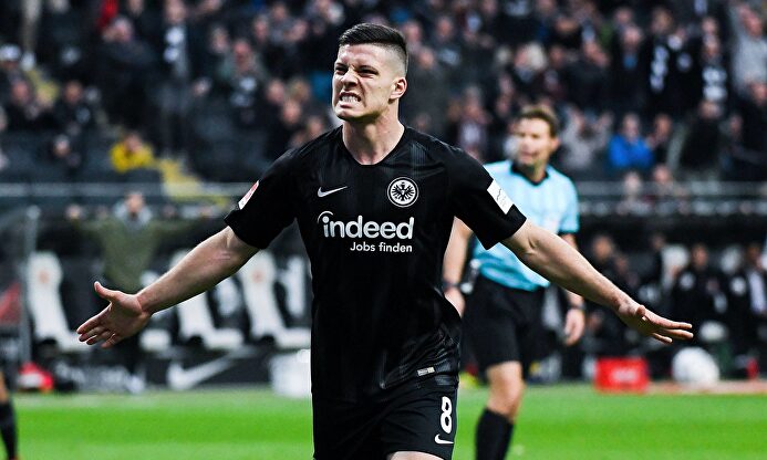 Jovic en la Bundesliga. |  Cordon Press