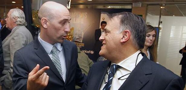 Rubiales y Tebas, siempre enfrentados. |  EFE