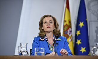 Nadia Calviño lleva un año negando la desaceleración |  EFE
