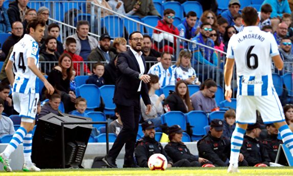 Bordalás al frente del Getafe. |  EFE