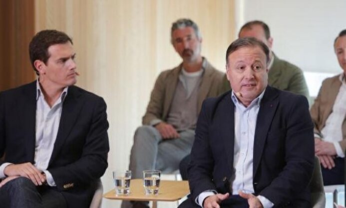 Joan Mesquida, junto a Albert Rivera | EFE