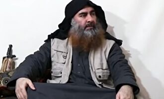 Abu Bakr al Bagdadi, en un fragmento del vídeo. |  Imagen TV