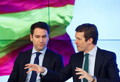 Pablo Casado y García Egea |  EFE