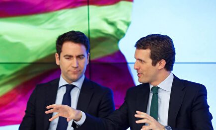 Pablo Casado y García Egea |  EFE
