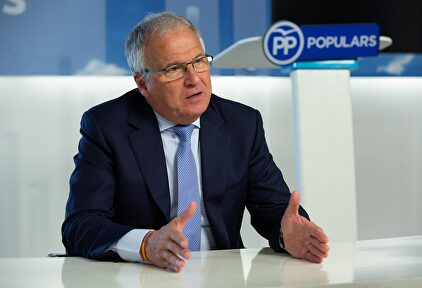 El candidato a la Alcaldía de Barcelona por el PP, Josep Bou | David Zorrakino (Europa Press)