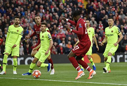 Origi, pesadilla culé. |  EFE