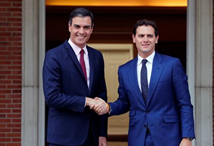 Pedro Sánchez y Albert Rivera, en La Moncloa. |  EFE