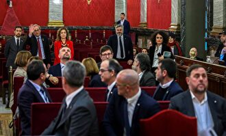 Un momento del Juicio del 1-O |  EFE