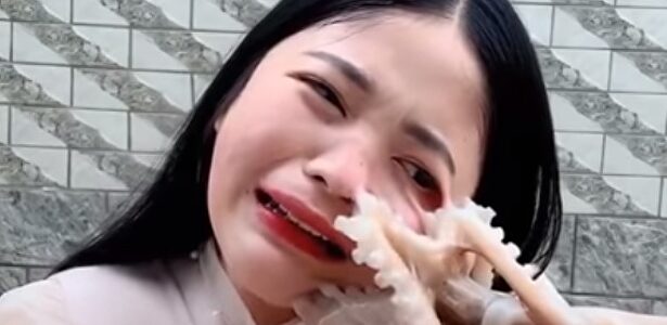 Un pulpo ataca a una bloguera china cuando quería comérselo vivo