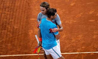 Tsitsipas ganó a Nadal en Madrid esta temporada. |  EFE