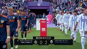 El Valencia no falla en Zorrilla y jugará la Champions (0-2)