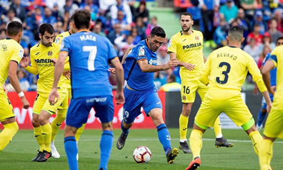 Jorge Molina en el Getafe-Villarreal. | EFE