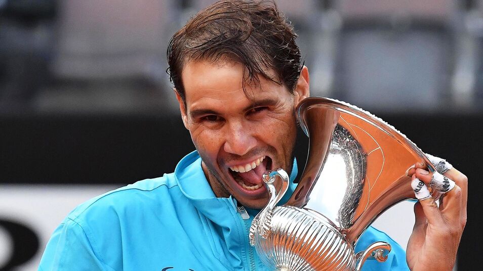 Rafa Nadal se proclama campeón del Masters 1000 de Roma  1905-nadal-muerde