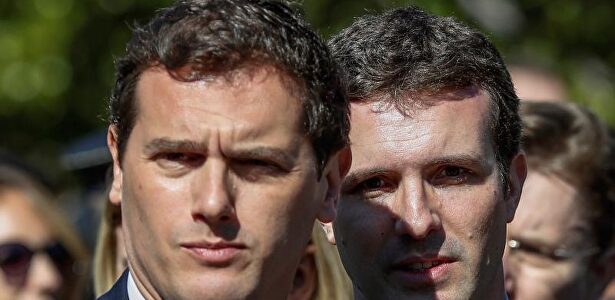 Albert Rivera y Pablo Casado. |  EFE