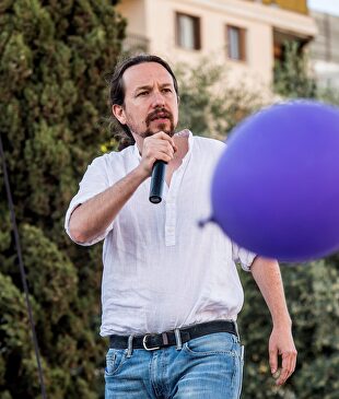 Iglesias, en un mitin. |  EFE