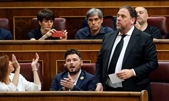 Junqueras en el Congreso. |  EFE