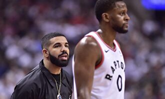 Drake durante un encuentro de los Toronto Raptors. |  Cordon Press