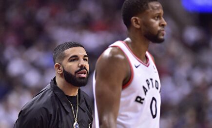 Drake durante un encuentro de los Toronto Raptors. |  Cordon Press