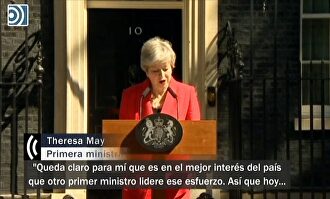 Theresa May anuncia emocionada que dimitirá el 7 de junio