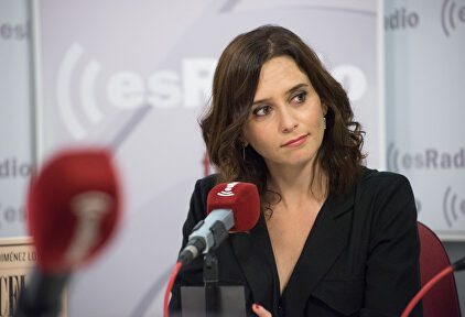 Isabel Díaz Ayuso, en esRadio. |  David Alonso Rincón