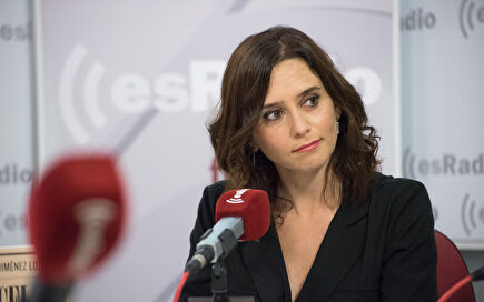 Isabel Díaz Ayuso, en esRadio. |  David Alonso Rincón