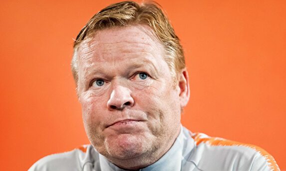 Ronald Koeman con Holanda. |  EFE