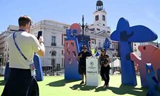 Madrid se engalana para la final de la Champions