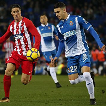 Hermoso en un Espanyol-Atlético de Madrid. |  Cordon Press