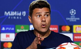 Mauricio Pochettino, en rueda de prensa en el Metropolitano. |  EFE